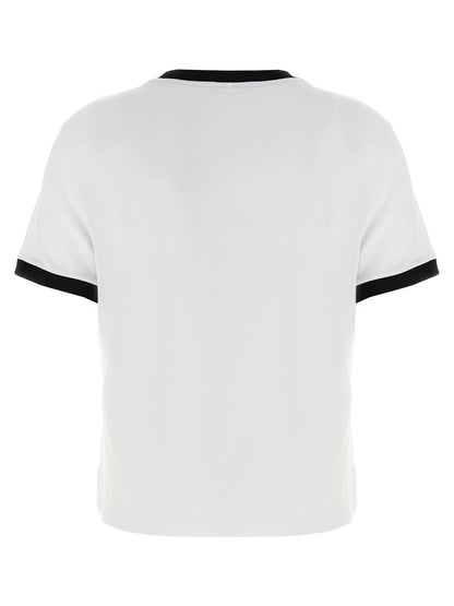Camiseta de viscosa bicolor de Versace