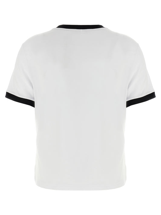 Camiseta de viscosa bicolor de Versace