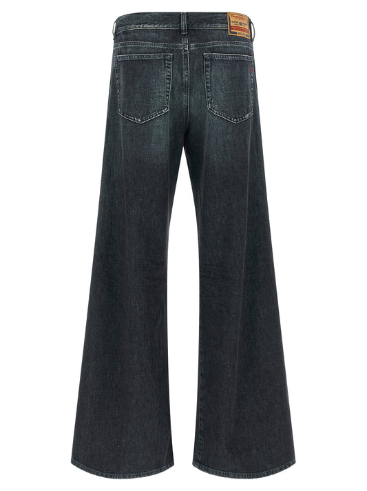 Jeans acampanados Diesel de algodón azul