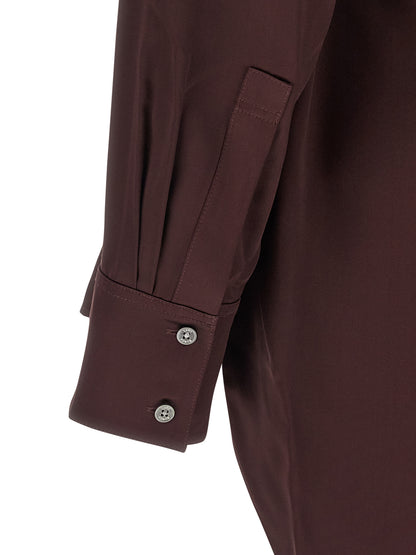 Blusa Tory Burch de viscosa color burdeos
