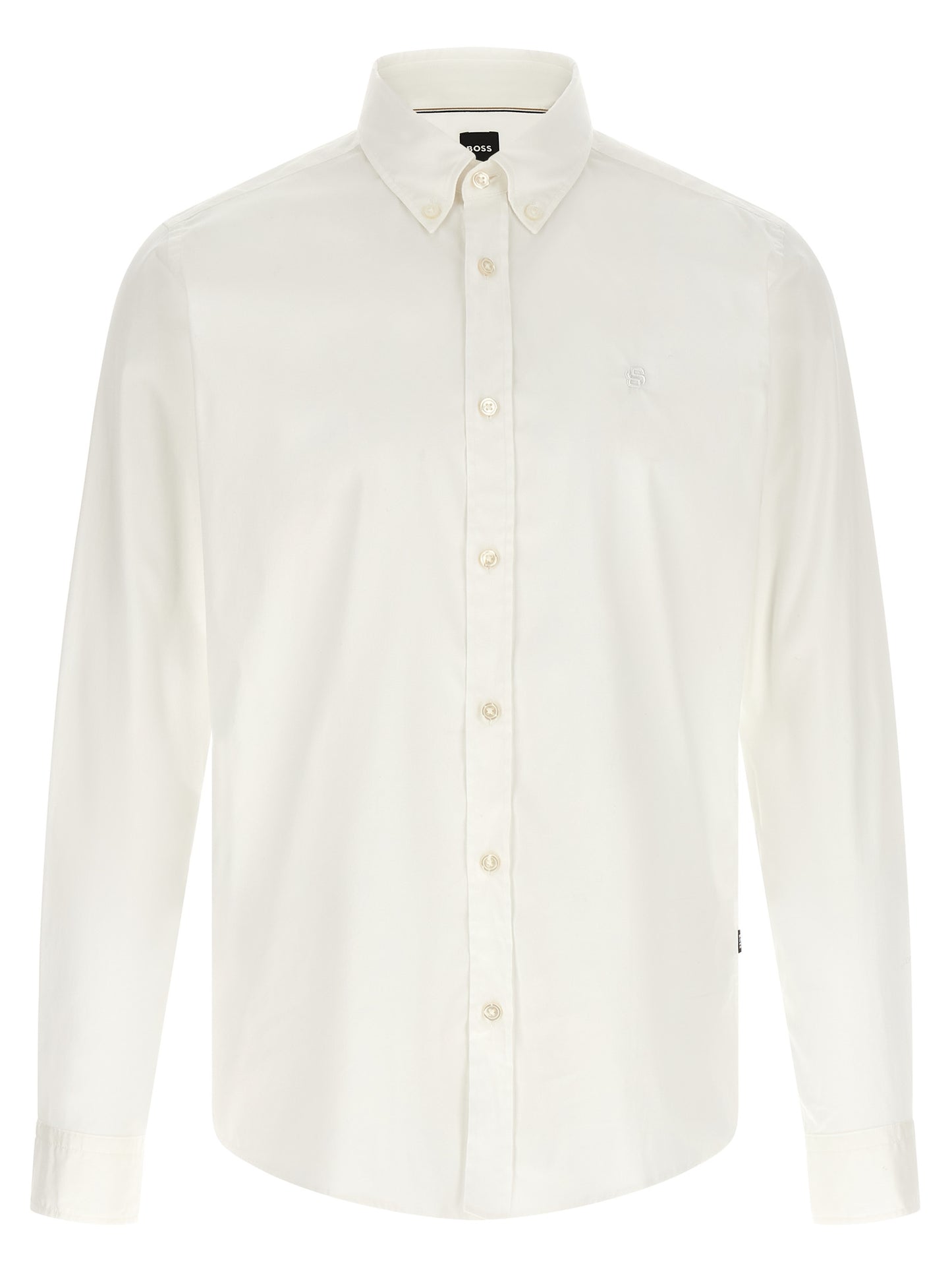 Chemise en coton blanc Hugo Boss coupe nette