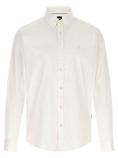 Chemise en coton blanc Hugo Boss coupe nette