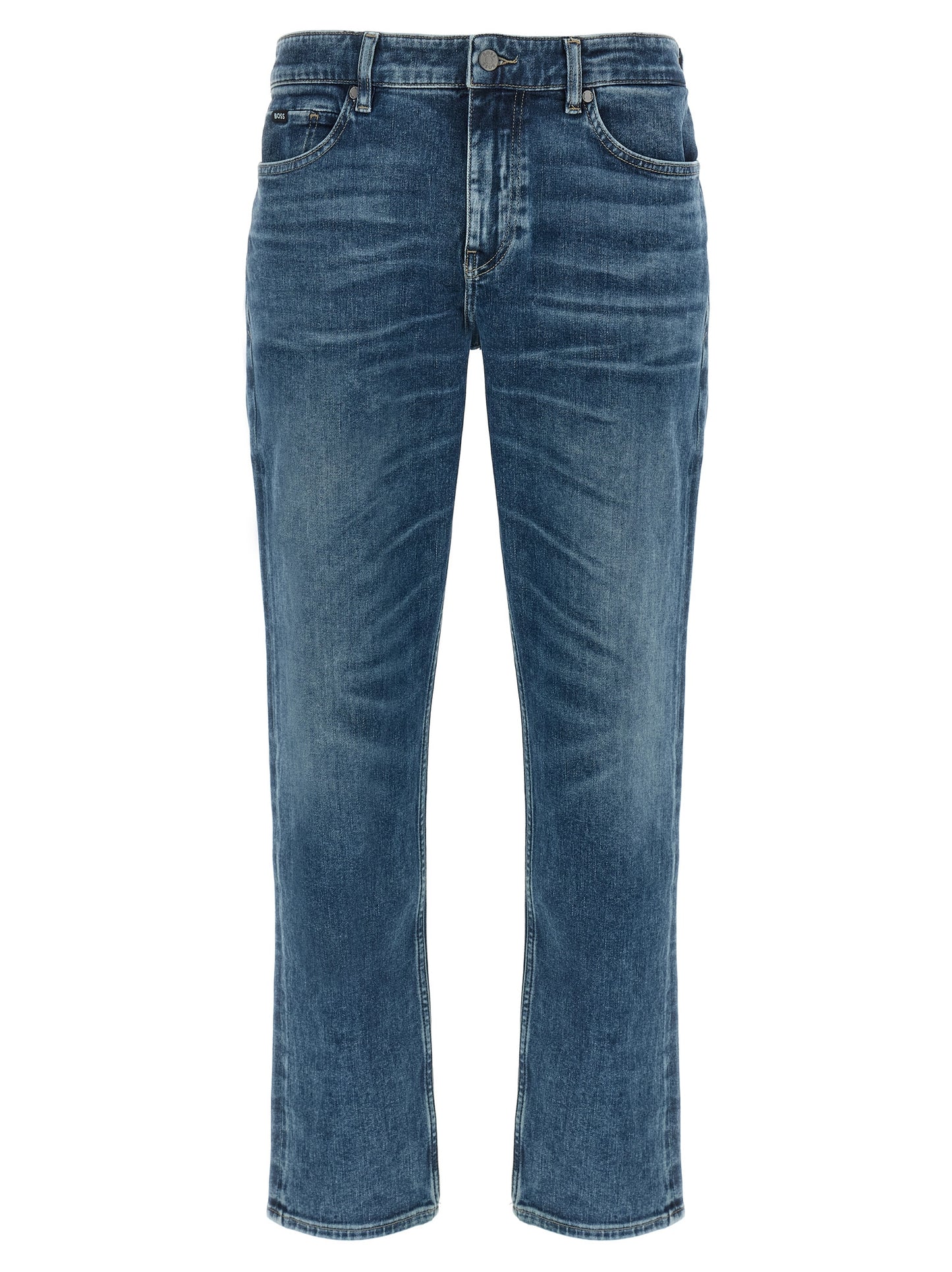 Jeans slim Hugo Boss en coton bleu