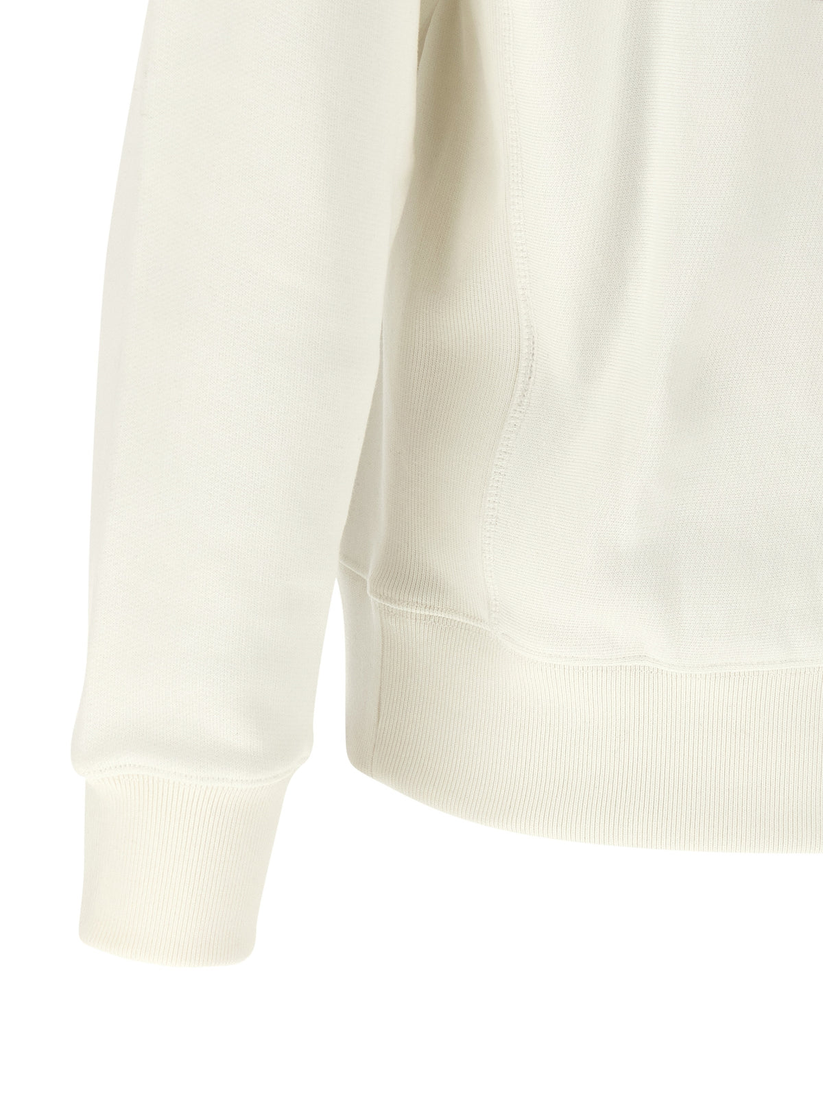 Sweatshirt Kenzo En Coton Blanc Avec Broderie Wild Tiger