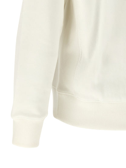 Sweatshirt Kenzo En Coton Blanc Avec Broderie Wild Tiger