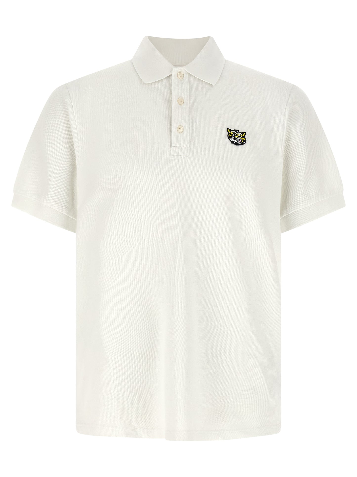 Polo de algodón blanco Kenzo