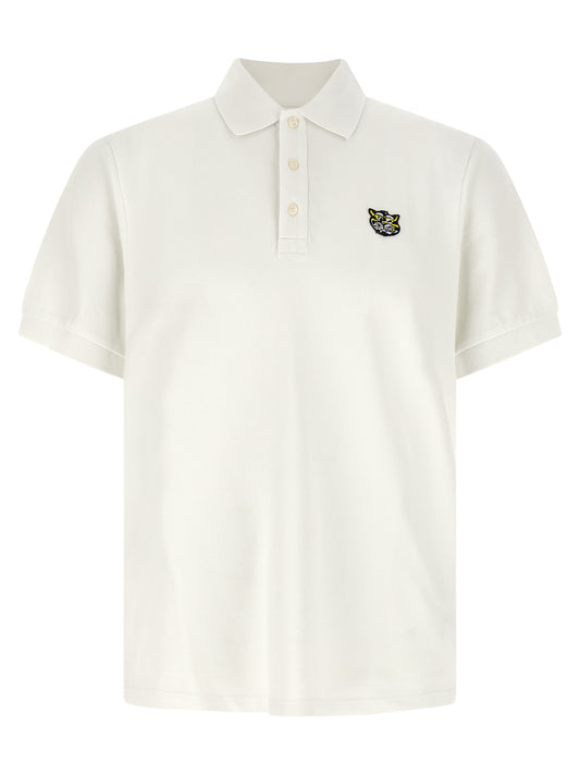 Polo de algodón blanco Kenzo