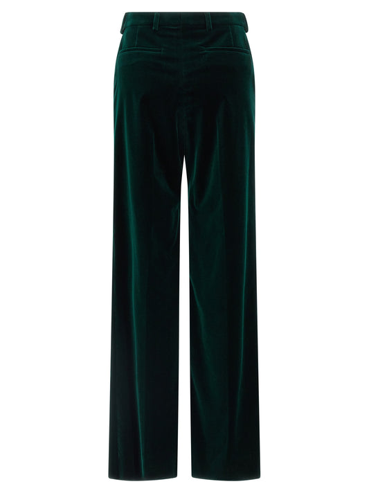 Pantalones casuales de algodón bicolor Gucci