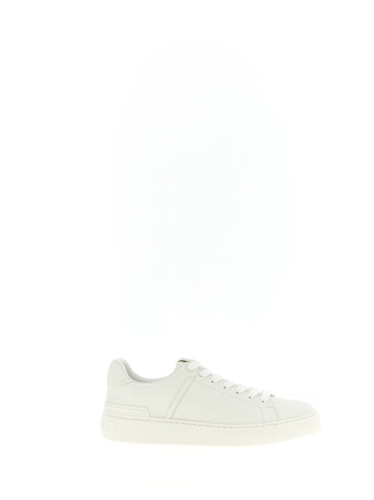 Zapatillas Balmain de piel de becerro blancas