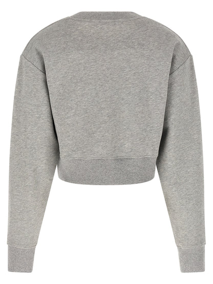 Sudadera Balmain de algodón gris