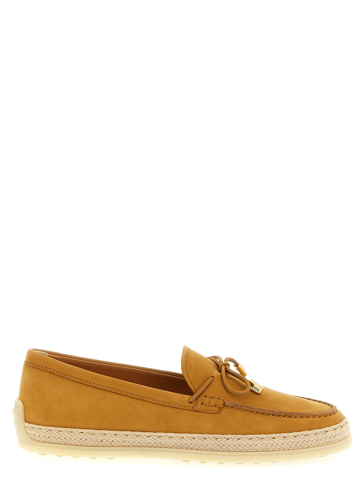 Mocasines De Piel De VacunoBeige Tod's Gomma Rafia 92K