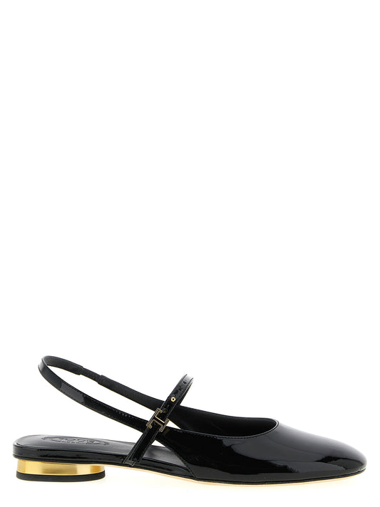 Bailarinas Tod's de piel de becerro negra
