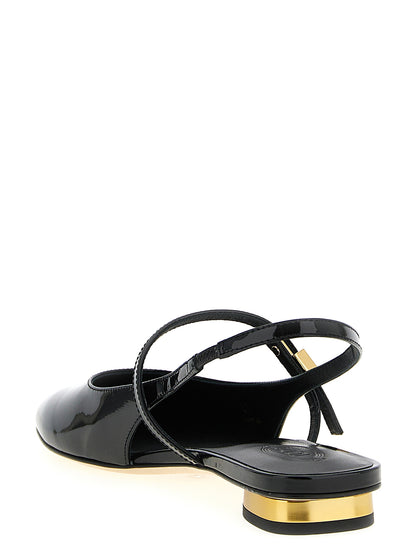 Bailarinas Tod's de piel de becerro negra
