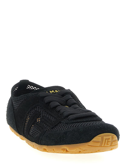 Zapatillas deportivas Balmain negras de piel de becerro