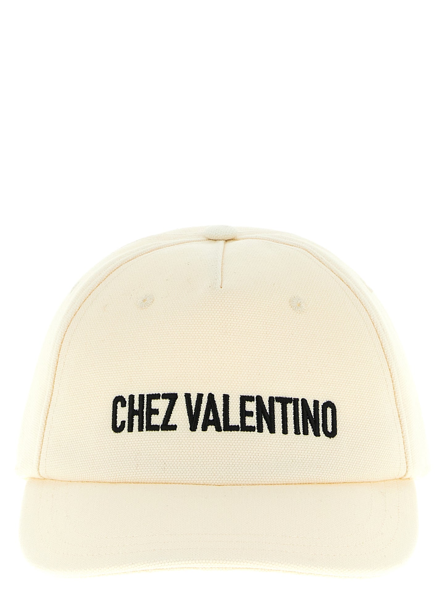 Gorra Valentino Garavani de algodón beige (Gorra de béisbol)