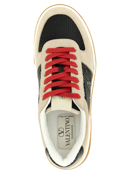 Valentino Garavani Multicolor Calf Leather Sneakers