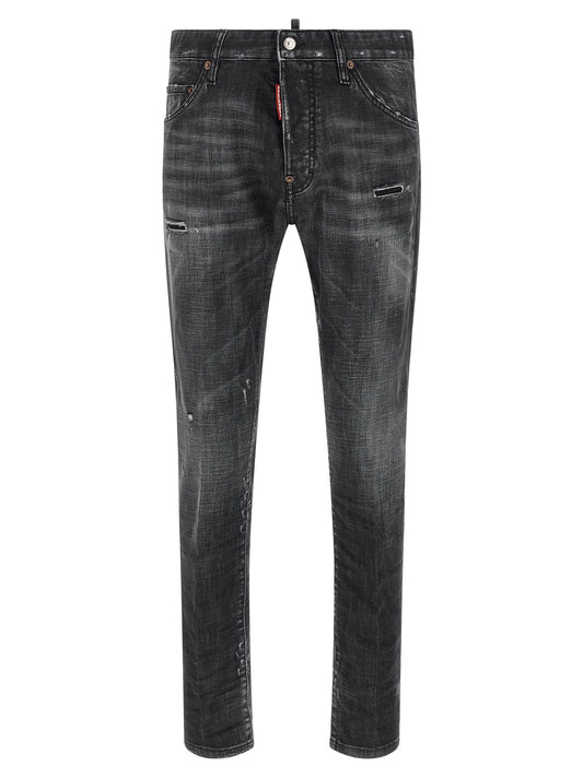Dsquared² Jeans de algodón negro