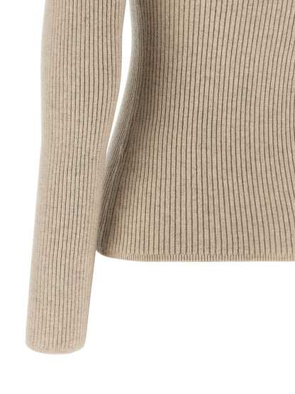 Cárdigan de lana beige Max Mara