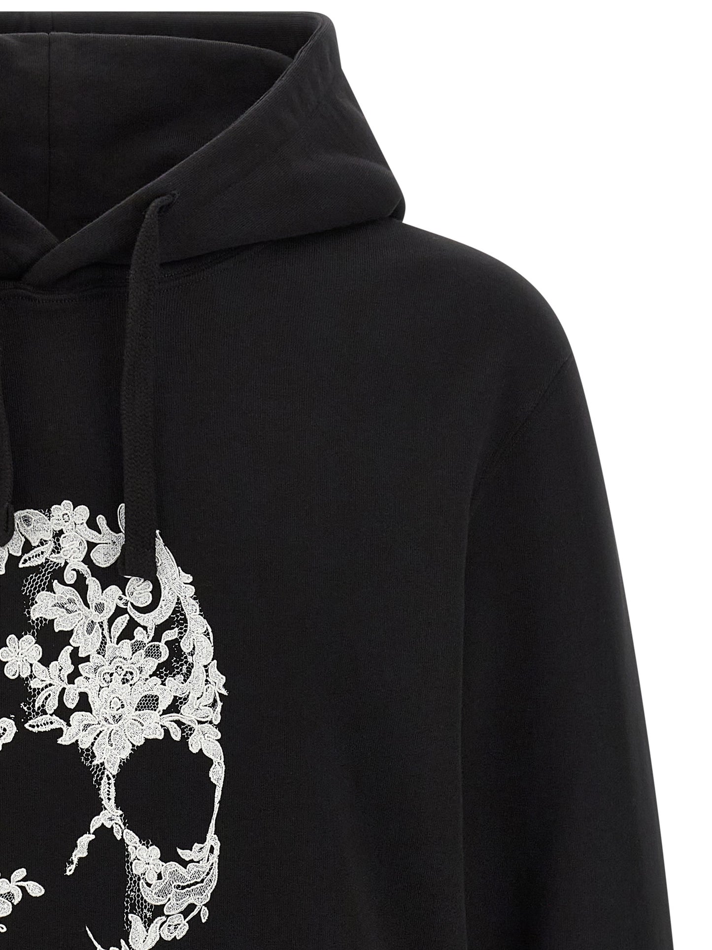 Sudadera de algodón bicolor de Alexander McQueen
