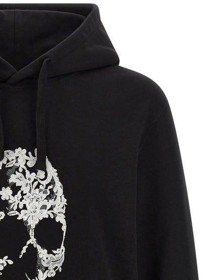Sudadera de algodón bicolor de Alexander McQueen