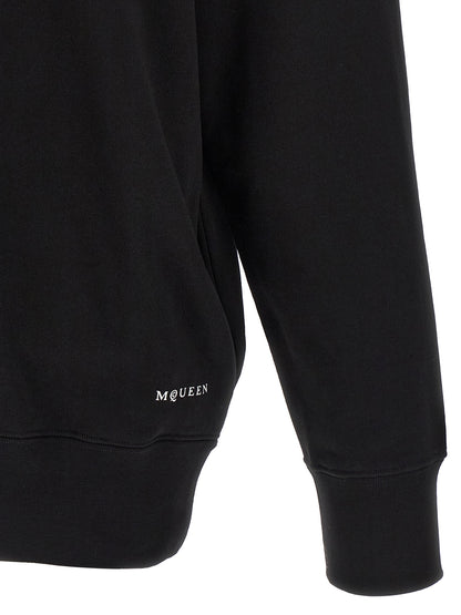 Sudadera de algodón bicolor de Alexander McQueen