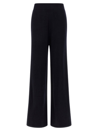 Pantalon décontracté Max Mara en cachemire bleu