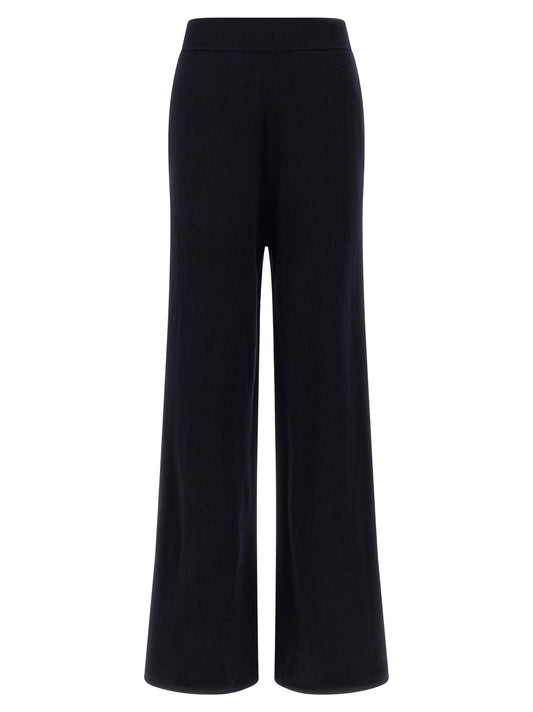 Pantalones casuales de cachemir azules Max Mara