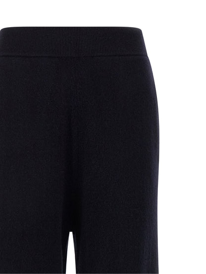 Pantalon décontracté Max Mara en cachemire bleu