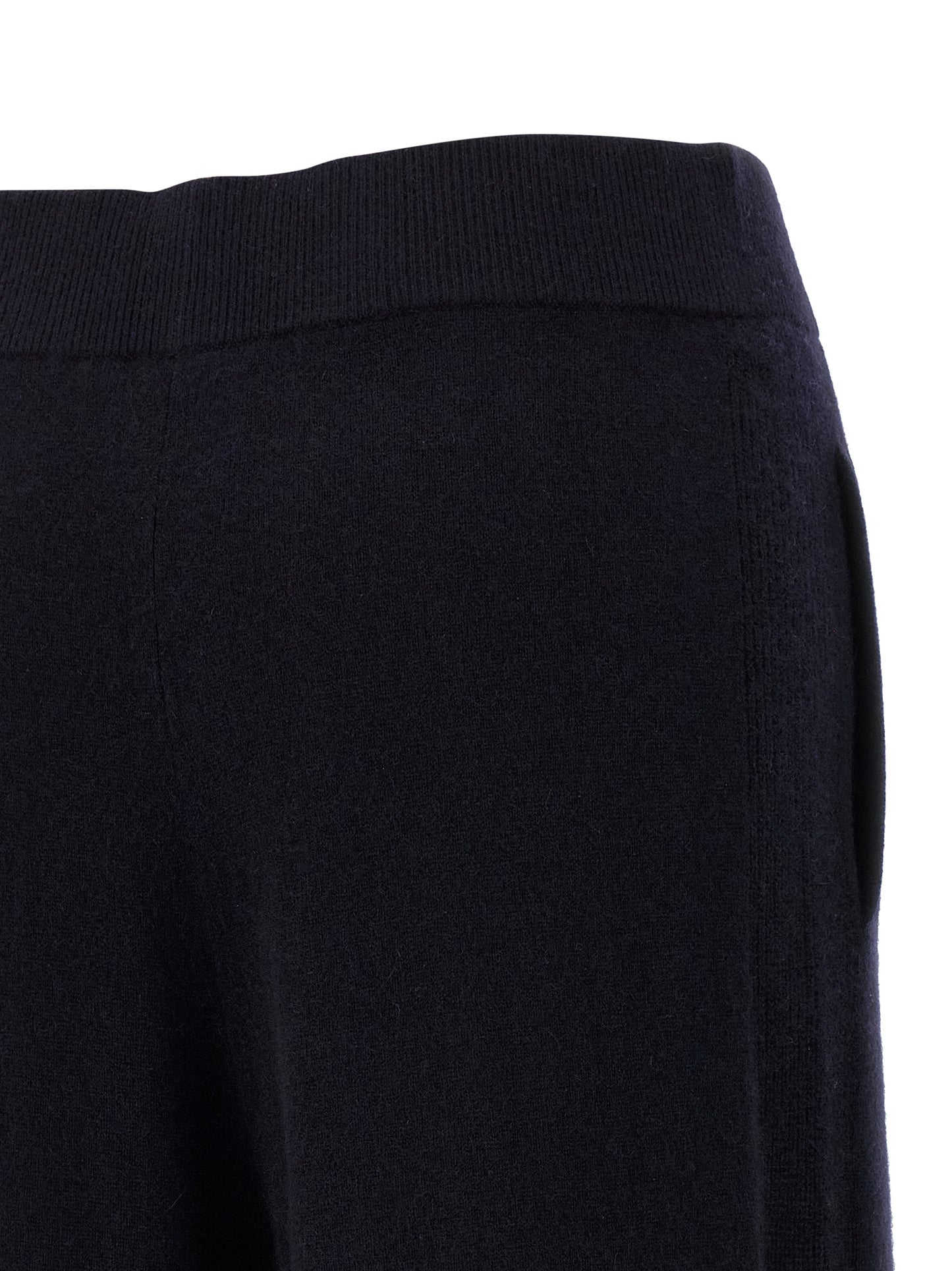 Pantalon décontracté Max Mara en cachemire bleu