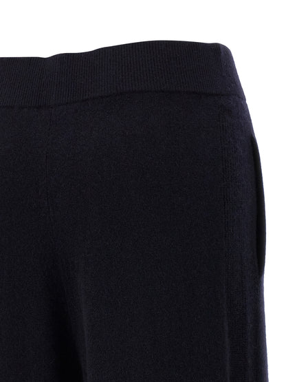 Pantalon décontracté Max Mara en cachemire bleu