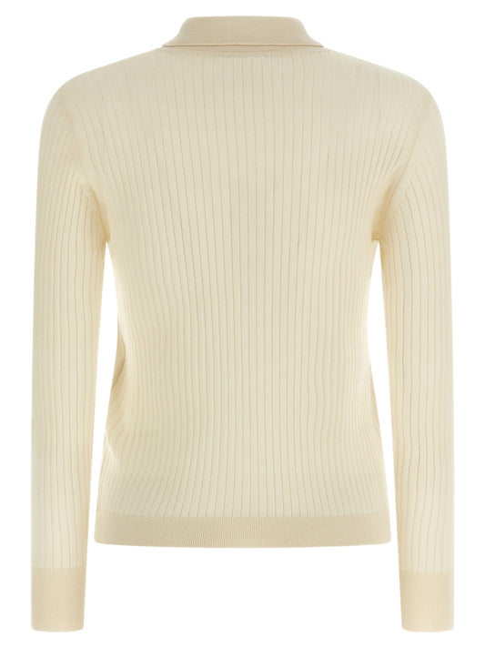 Polo de cachemir blanco Max Mara
