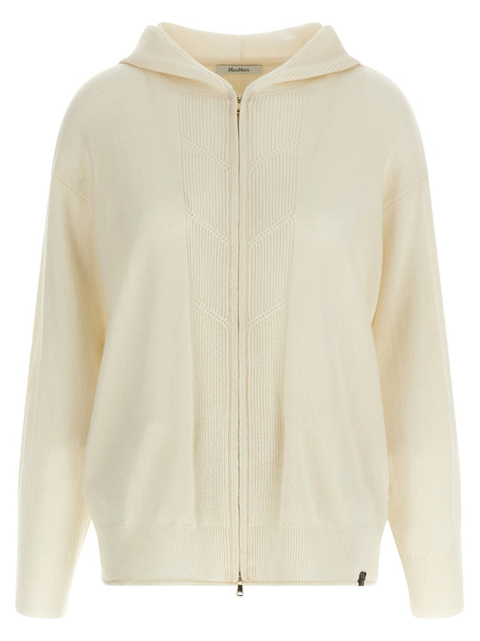 Cárdigan Max Mara blanco de cachemir