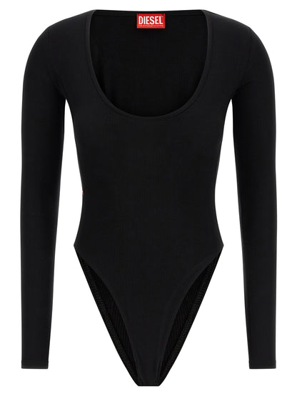 Bodysuit de viscosa negro Diesel