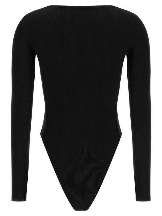 Bodysuit de viscosa negro Diesel