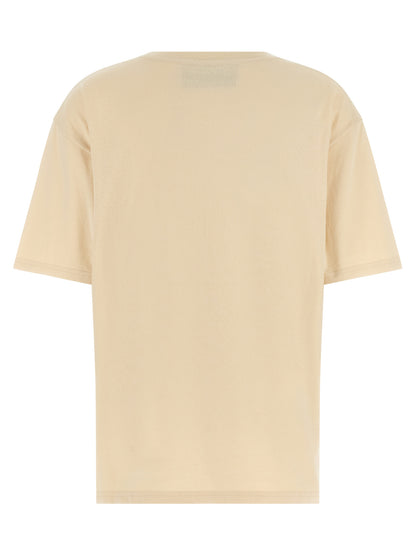 Camiseta de algodón beige de Valentino Garavani