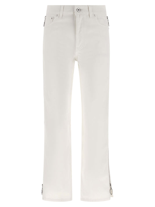 Pantalones vaqueros de algodón blanco Paco Rabanne