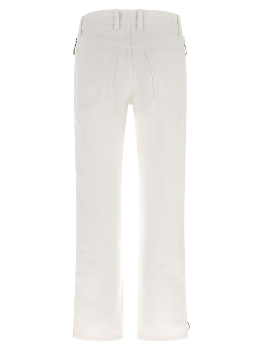 Pantalones vaqueros de algodón blanco Paco Rabanne