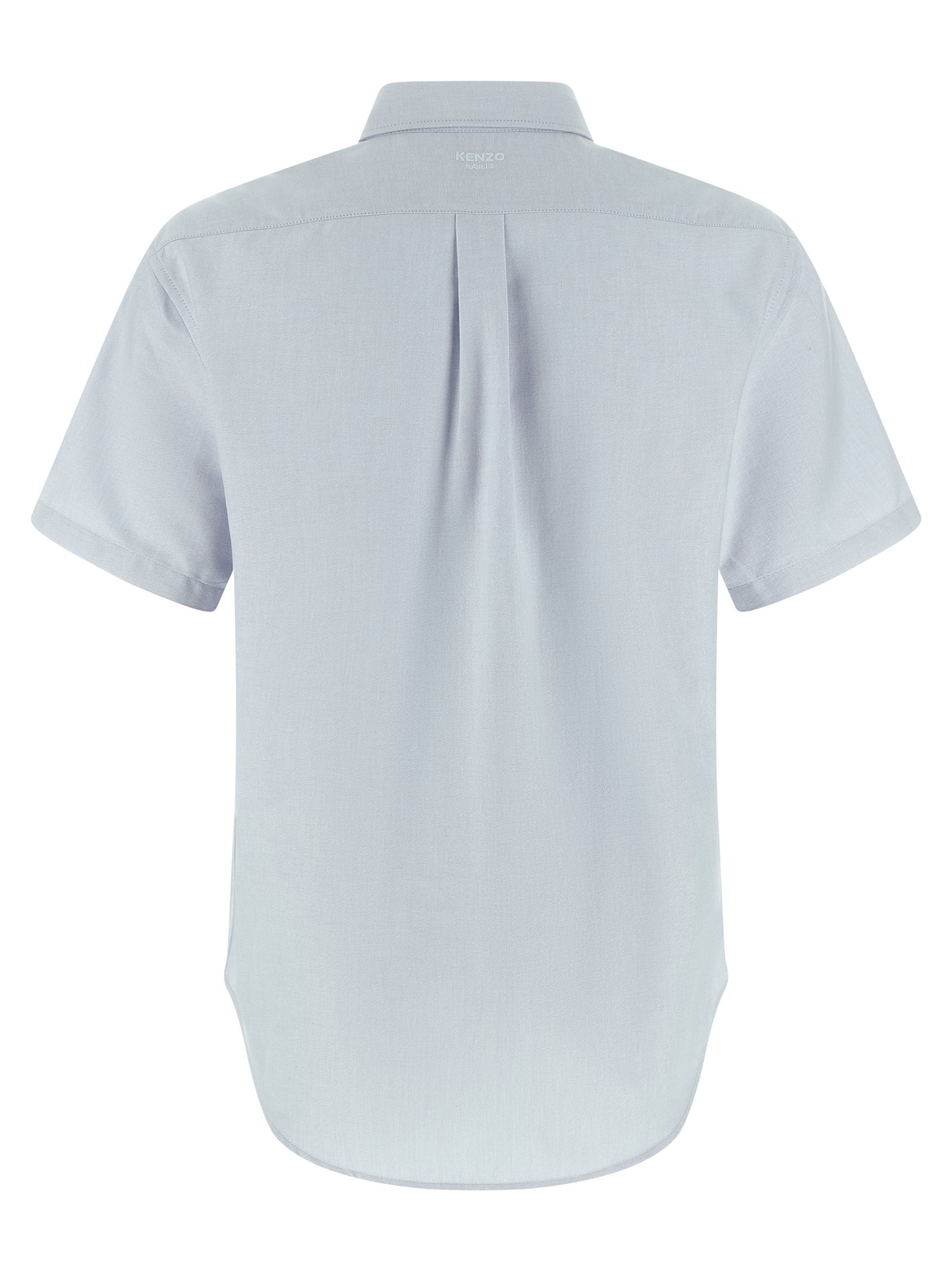 Blusa de algodón azul Kenzo