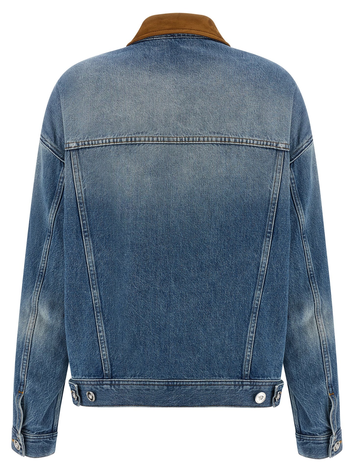 Chaqueta vaquera Versace de algodón azul