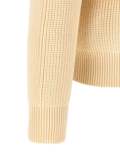 Cárdigan de algodón beige Dsquared²