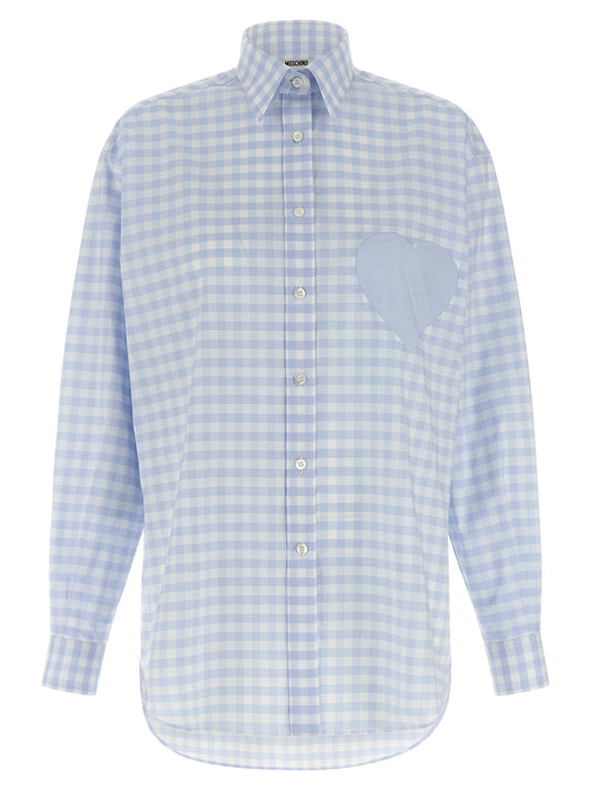 Blusa Moschino de algodón azul