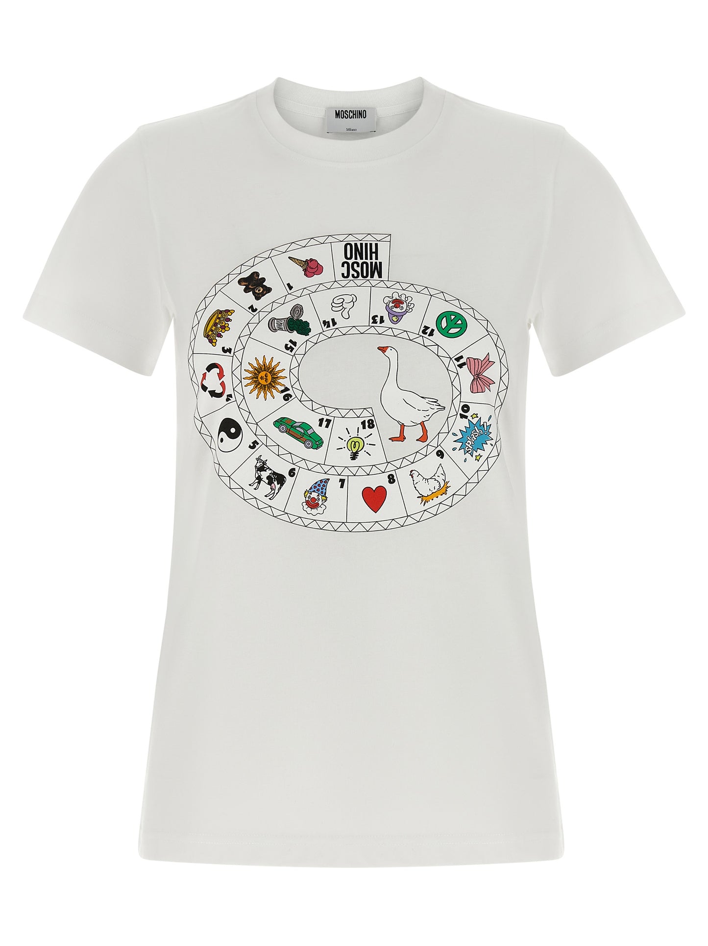 T-shirt Moschino en coton blanc