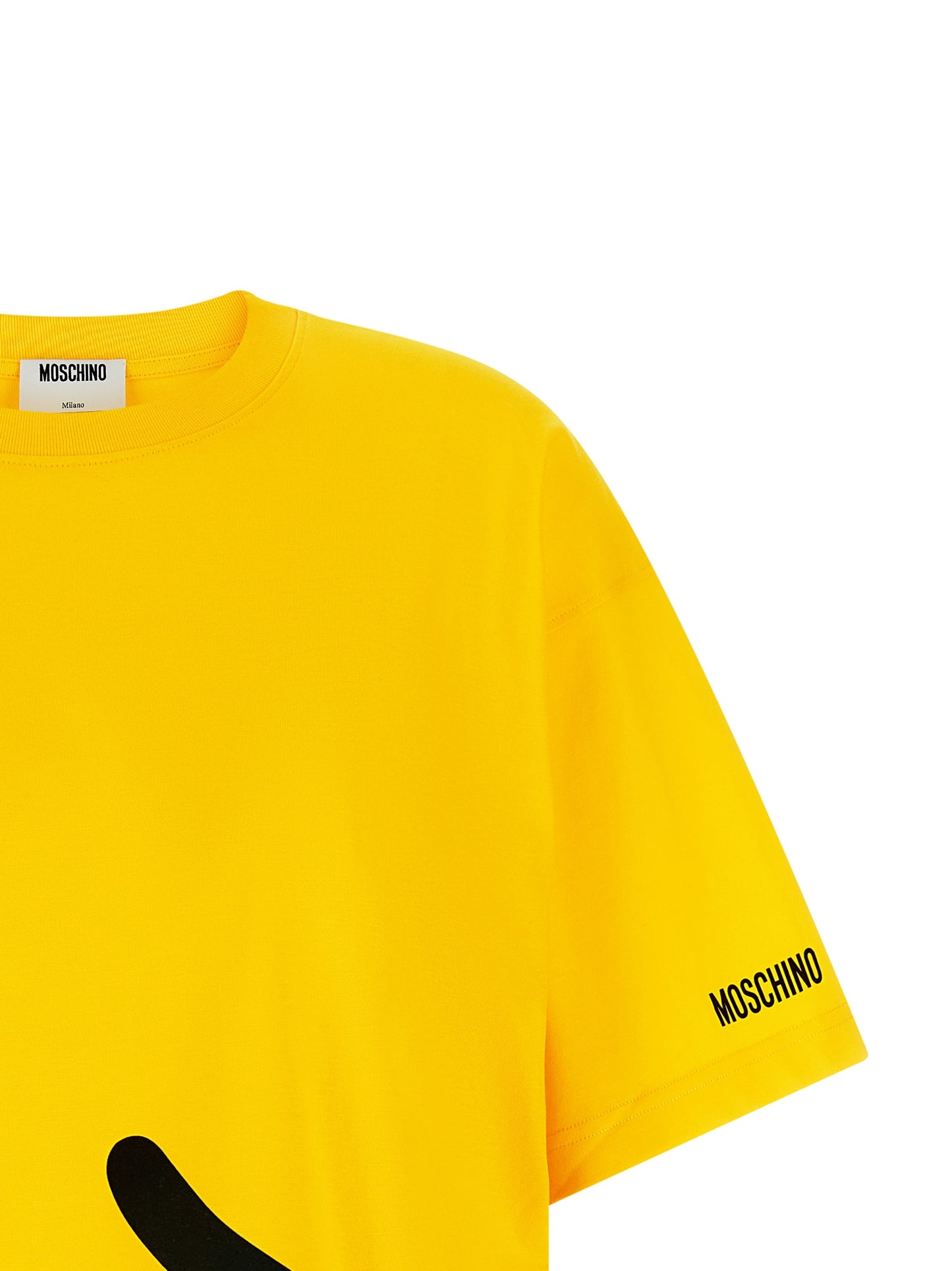 Moschino Camiseta Bicolor de Algodón