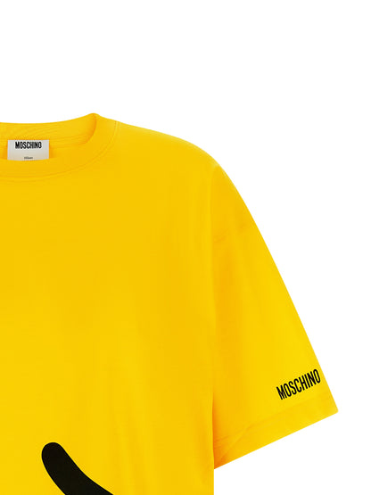 Moschino Camiseta Bicolor de Algodón