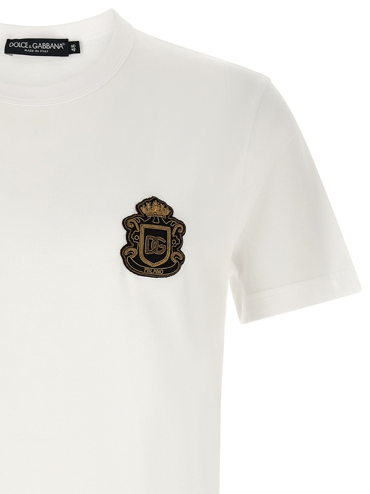 T-shirt en coton blanc Dolce & Gabbana