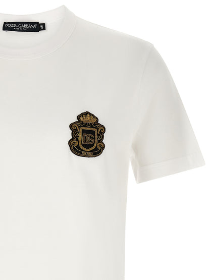 T-shirt en coton blanc Dolce & Gabbana