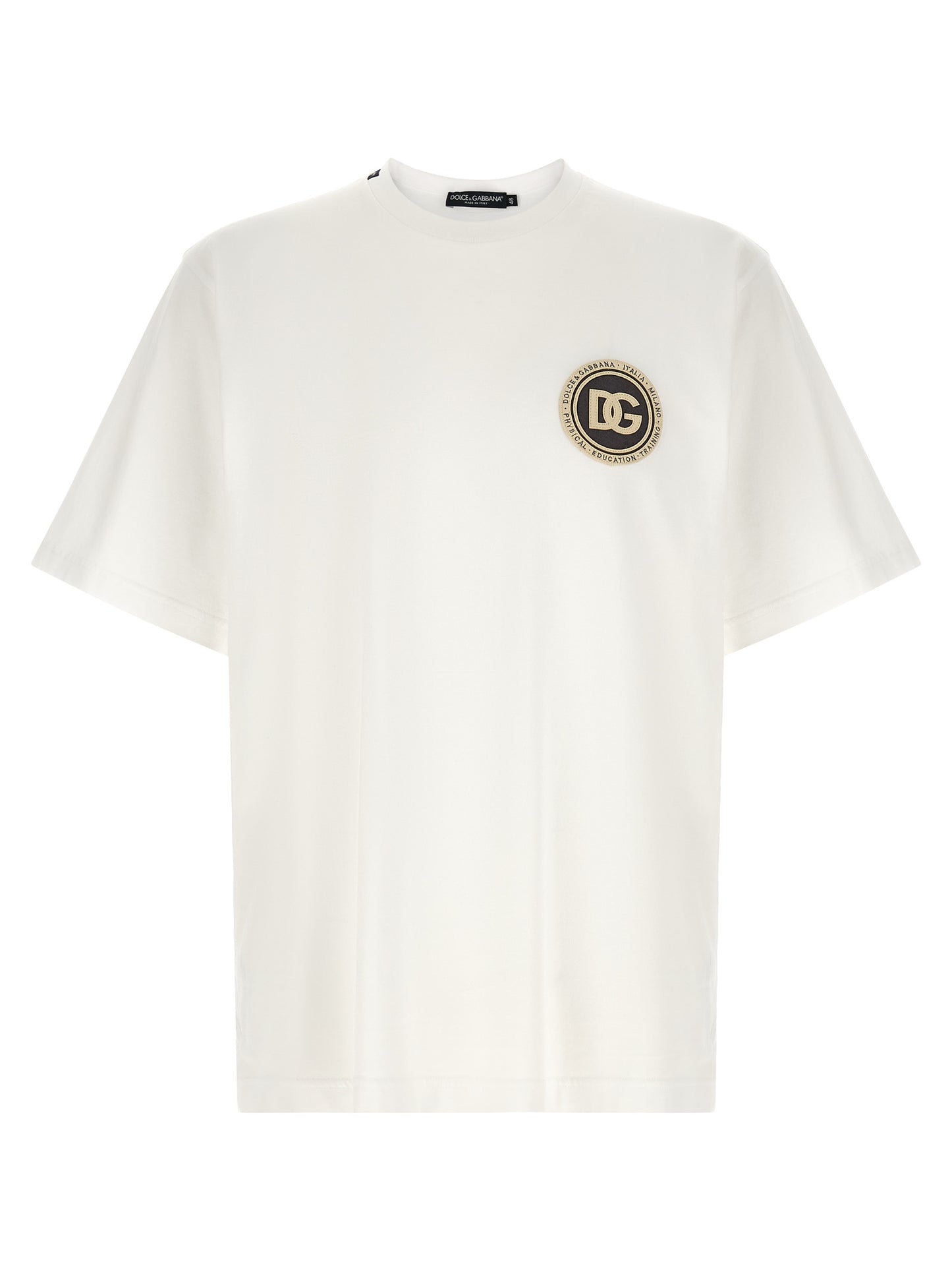 T-shirt en coton blanc Dolce & Gabbana