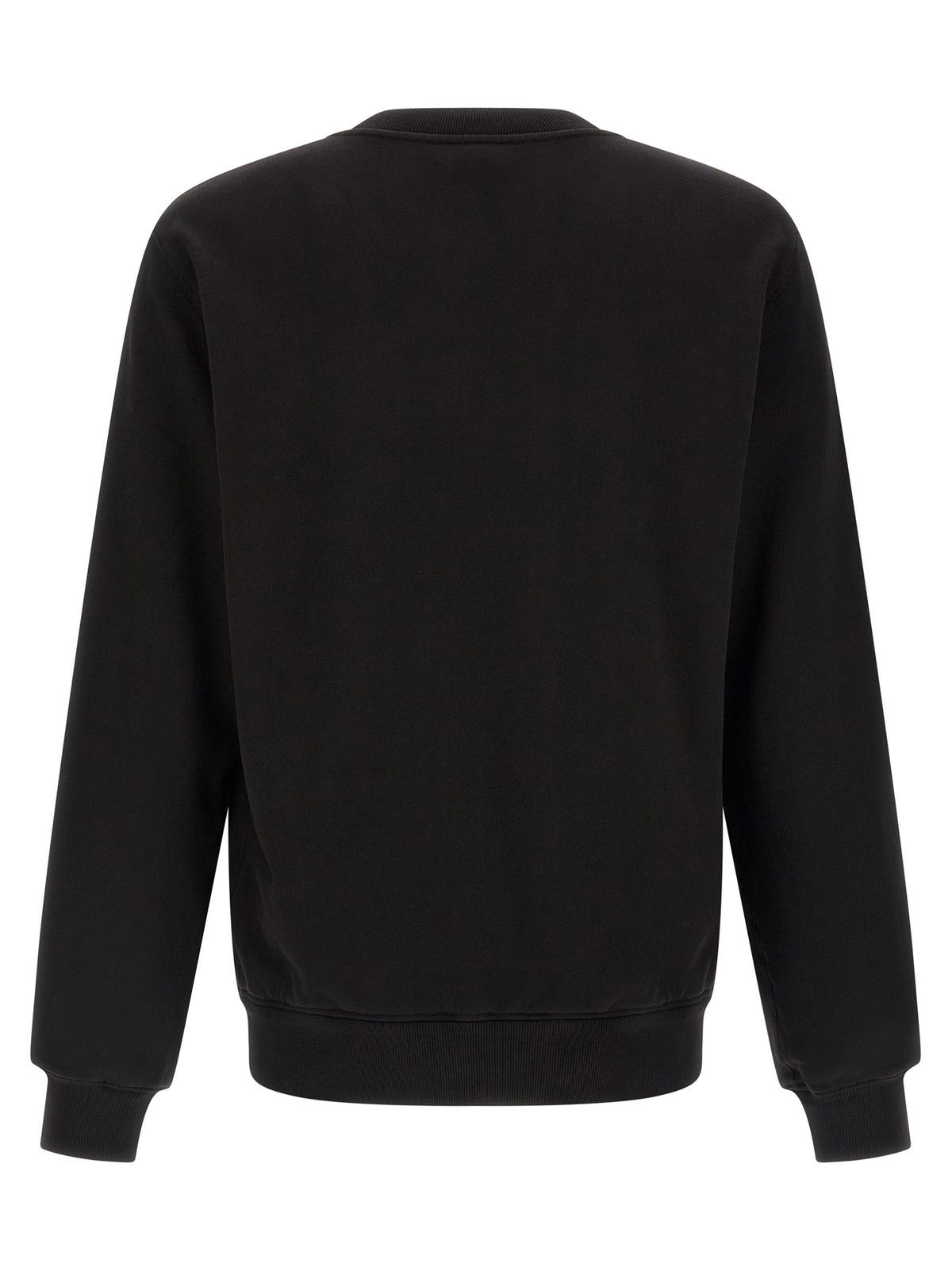 Dolce & Gabbana Black Brushed Cotton Sweatshirt