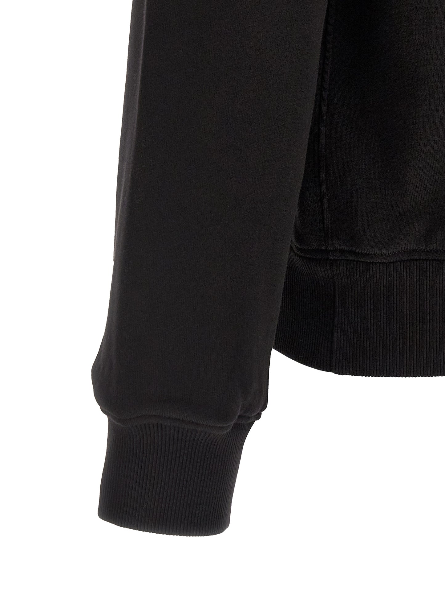 Dolce & Gabbana Black Brushed Cotton Sweatshirt