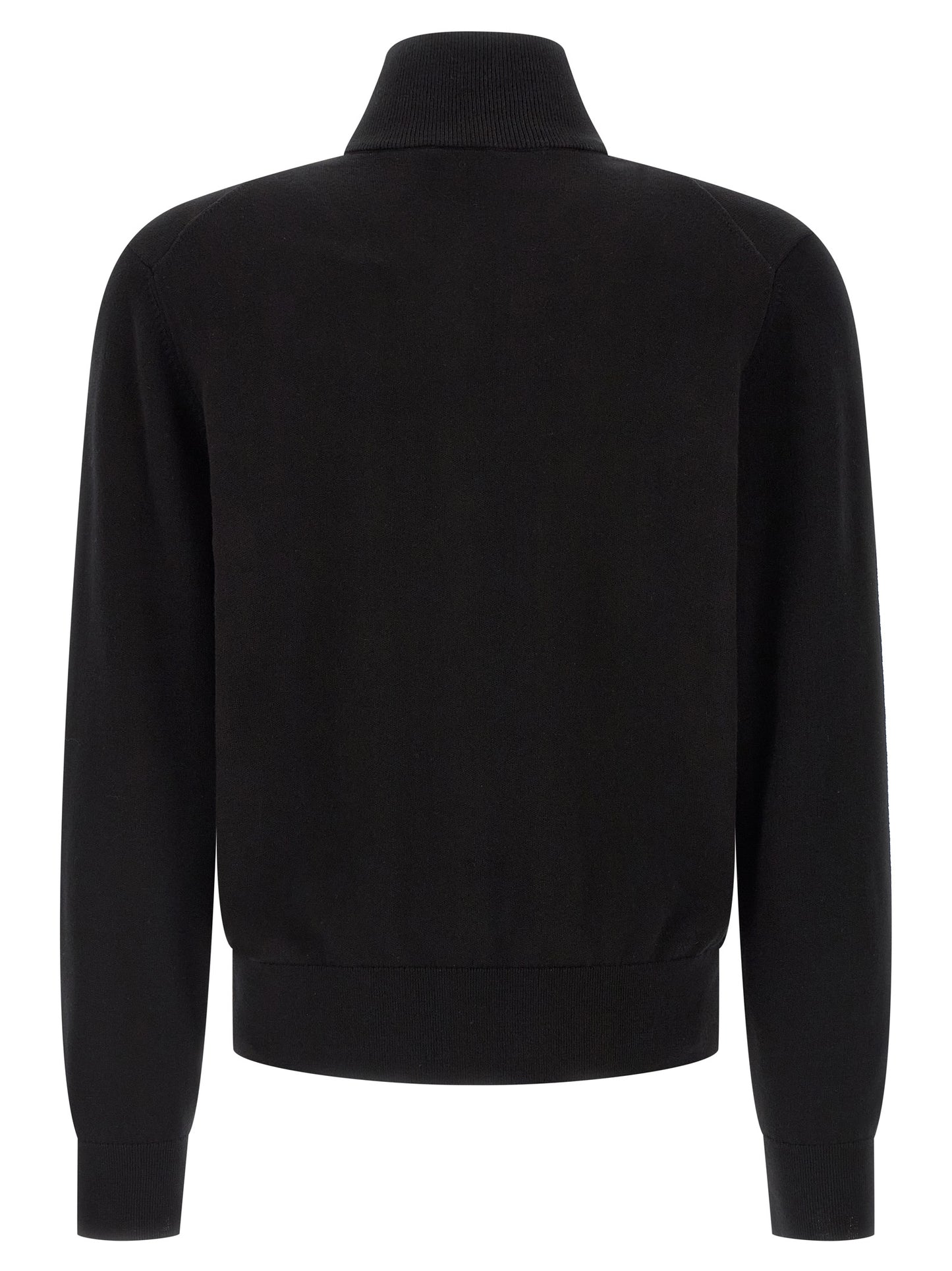 Cardigan en coton noir Hugo Boss